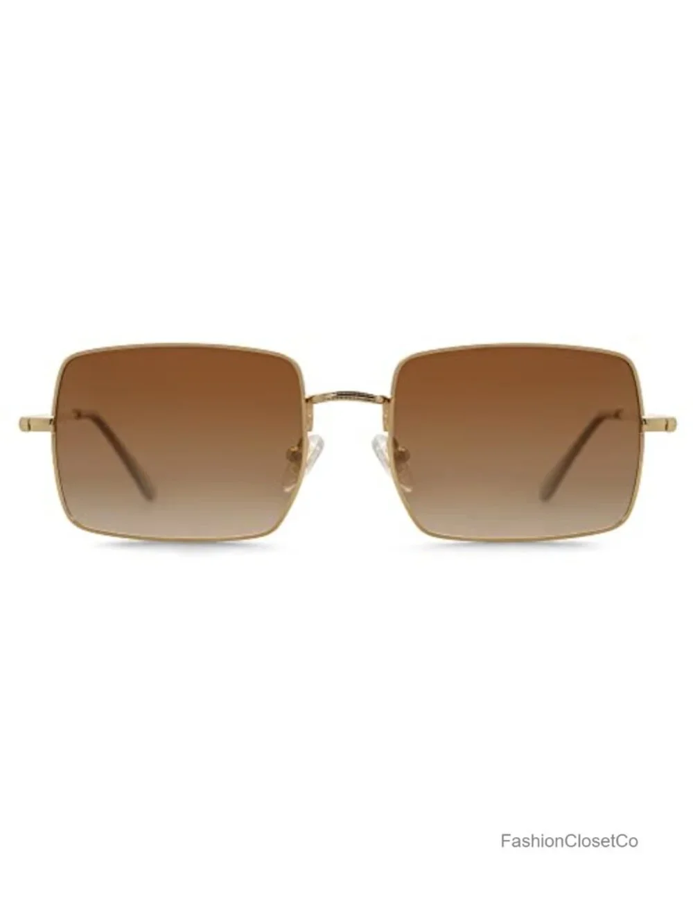Polarized Retro Square Sunglasses UV400 Metal Frame Unisex